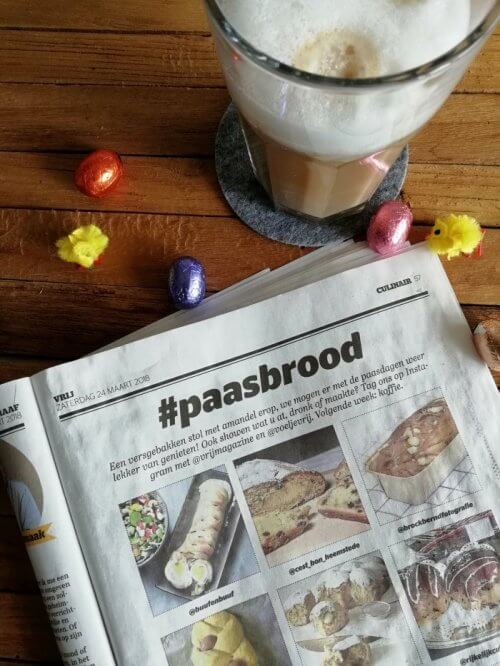 gevlochten paasbrood magazine vrij telegraaf