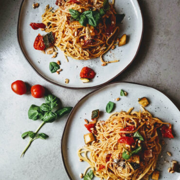 Recept Spaghetti_aglioeolio italiaans_pasta_buufenbuuf_vega_zondervlees