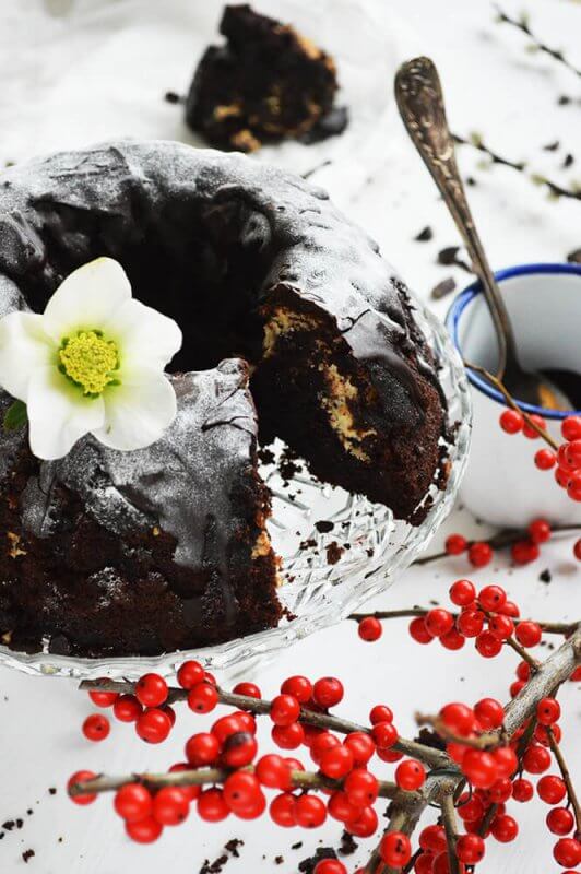 recept kerst Smeuïge-chocolade-tulband-met-cheesecake-vulling buufenbuuf