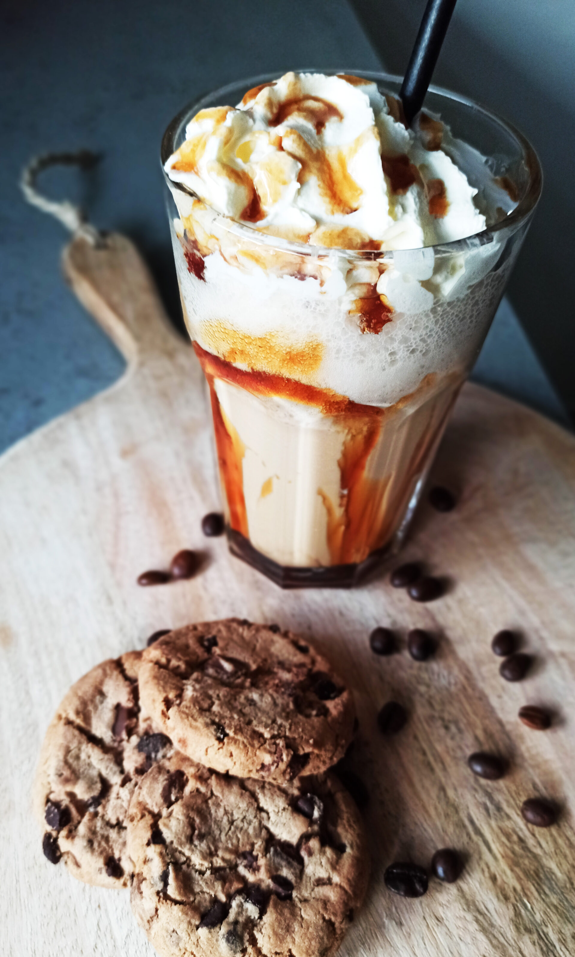 recept frappuccino karamel met vanille ijs ijskoffie koffie | buuf-buuf.nl